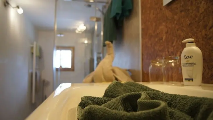 Apart Daire, Özel Banyo (mit Garten- und Bergblick)