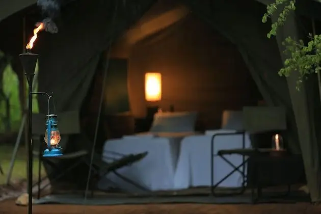 Tent with a night walk - on BB