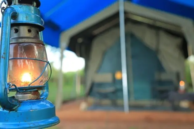 Tent with a night walk - on BB