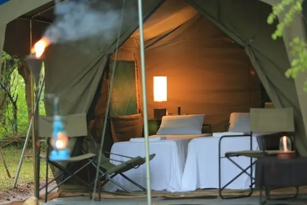 Glamping bordering Yala with a Guided Safari