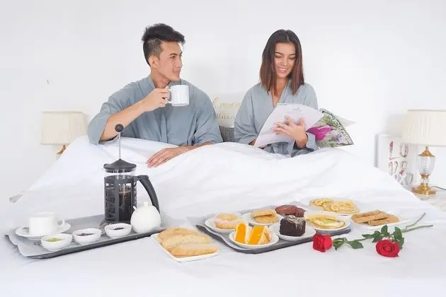 Romantic Oda, 1 Büyük (Queen) Boy Yatak, Kişiye Özel Havuzlu, Okyanus Manzaralı