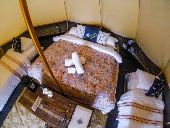 Luxury Çadır, Birden Çok Yatak, Deniz Manzaralı (Cold Shower, No WiFi, No Aircon)
