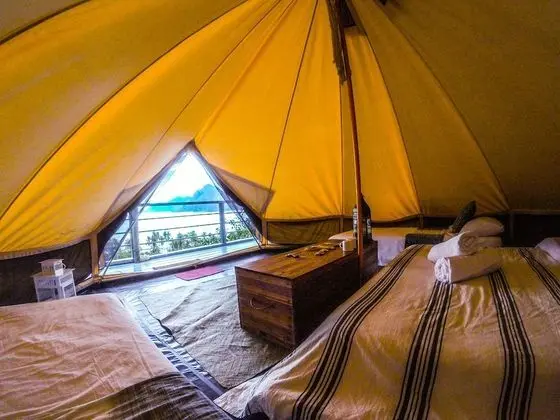 Luxury Çadır, Birden Çok Yatak, Deniz Manzaralı (Cold Shower, No WiFi, No Aircon)