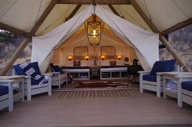 Luxury Çadır, 2 Büyük (Queen) Boy Yatak, Şömine, Dağ Manzaralı