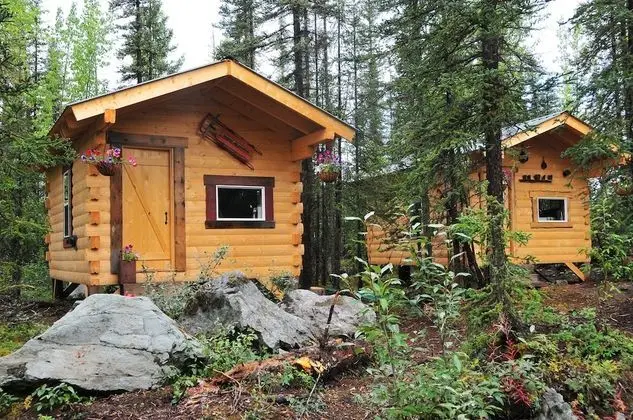 John Barrett Cabin w Shared Outhouse