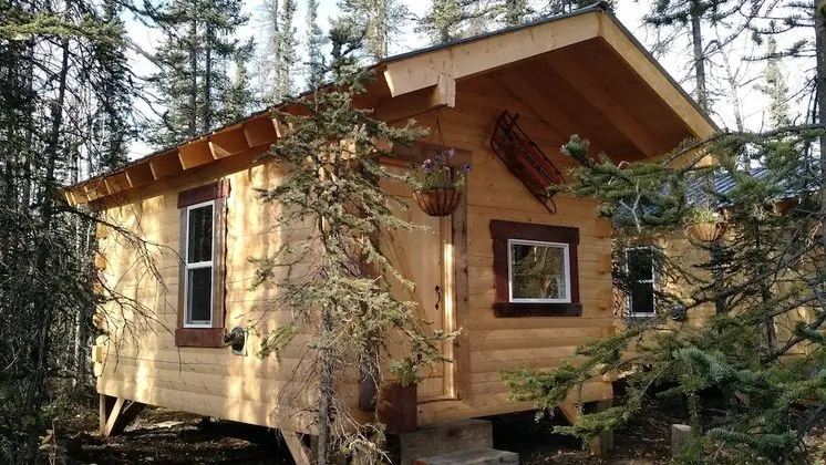 John Barrett Cabin w Shared Outhouse