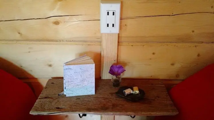 John Barrett Cabin w Shared Outhouse