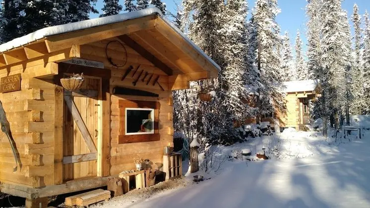 Martin Radovan Cabin w Shared Outhouse
