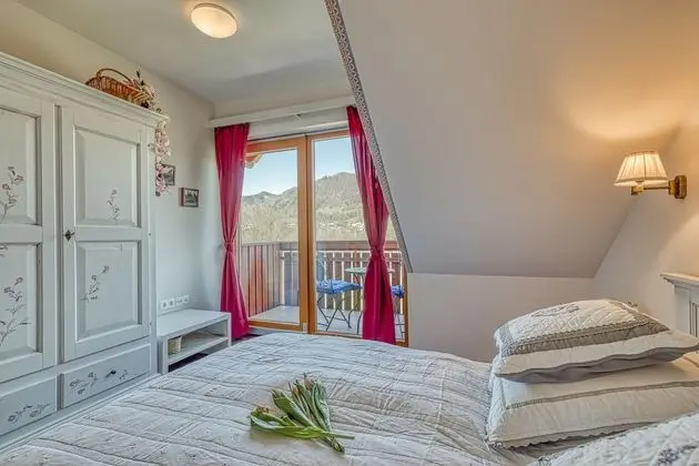 Family Apart Daire, 1 Çift Kişilik Yatak, Bahçeli (Bled Lake Apartment Red)