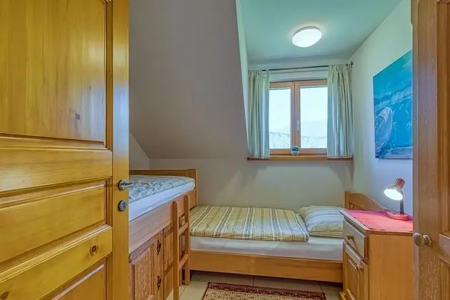 Family Ev, Birden Çok Yatak, Bahçeli (Bled Lake Apartment Red Rose)