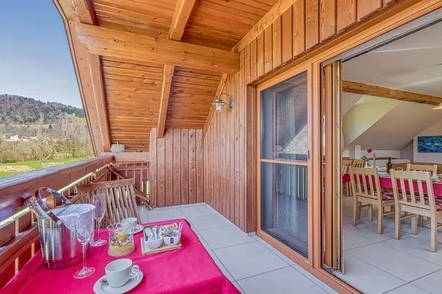 Family Ev, Birden Çok Yatak, Bahçeli (Bled Lake Apartment Red Rose)