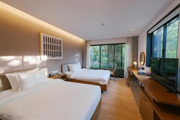 Deluxe İki Ayrı Yataklı Oda, 2 Tek Kişilik Yatak, Bahçe Manzaralı