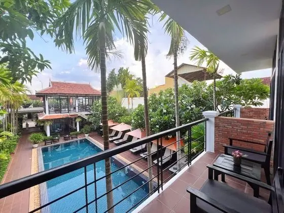 Deluxe İki Ayrı Yataklı Oda, Balkon, Havuz Manzaralı