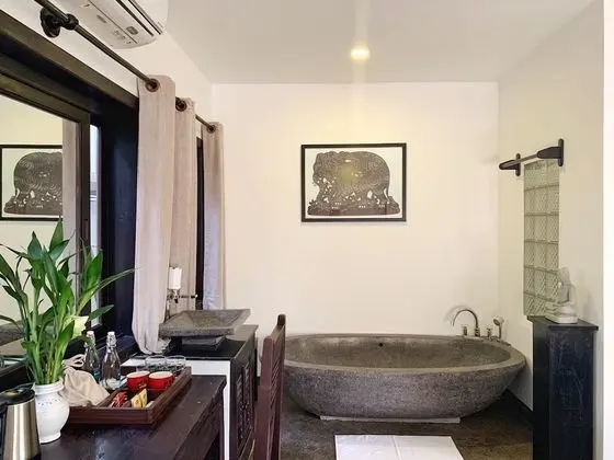 Deluxe Tek Büyük Yataklı Oda, Balkon, Havuz Manzaralı