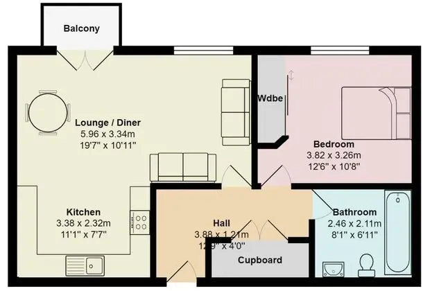Apart Daire (1 Bedroom)