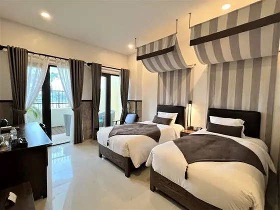 Deluxe İki Ayrı Yataklı Oda, Bahçe Manzaralı (River View -Onsen, Sauna, Steam Sauna)