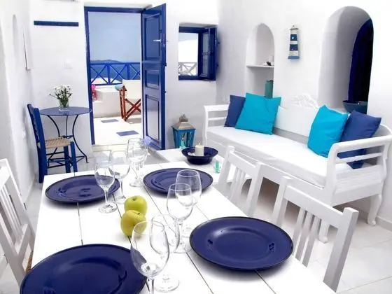 Standard Villa, Banyolu/Duşlu, Deniz Manzaralı (Blu Bianco)
