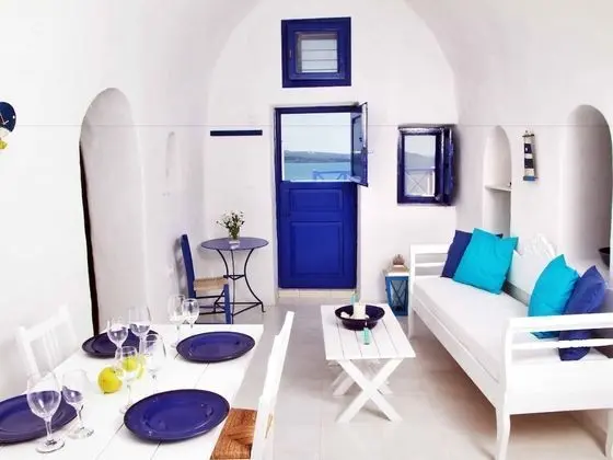 Standard Villa, Banyolu/Duşlu, Deniz Manzaralı (Blu Bianco)
