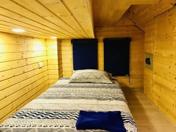 Blu Cabin Shared Twin (Shared Bathroom)