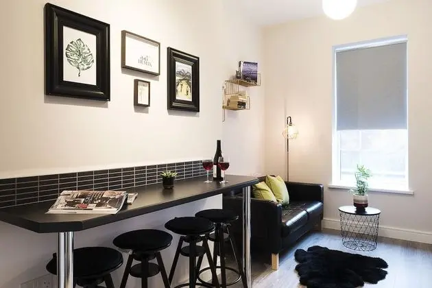 Deluxe Apart Daire, Banyolu/Duşlu, Kısmi Deniz Manzaralı (2 Bedroom)
