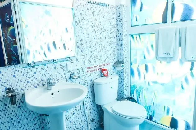 Deluxe Dört Kişilik Oda, Sigara İçilmez, Plaj Manzaralı