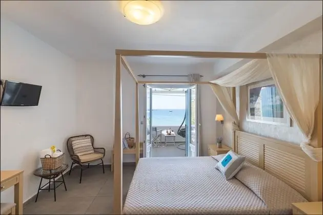 Deluxe Tek Büyük Yataklı Oda, Balkon, Deniz Manzaralı