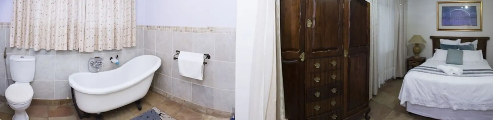 Deluxe Tek Büyük veya İki Ayrı Yataklı Oda, Küvet, Bahçe Manzaralı
