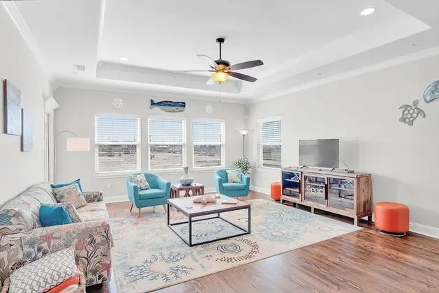 Ev, Birden Çok Yatak, Veranda, Havuz Manzaralı (The Blue Shell)