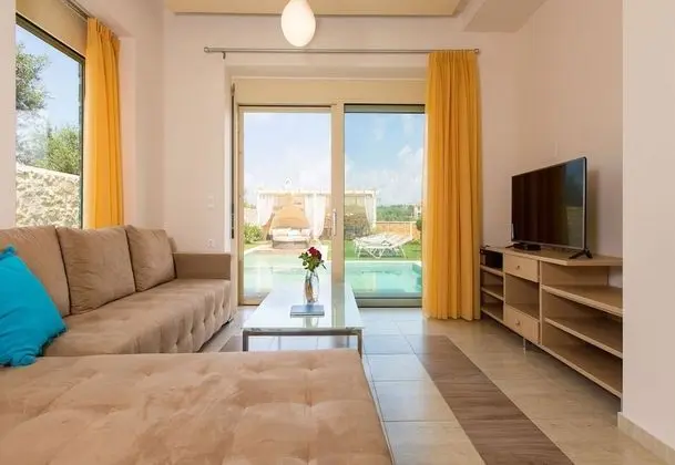 Family Ev, Birden Çok Yatak, Bahçeli (Blue Stone Pool Villa Crete Sea View)