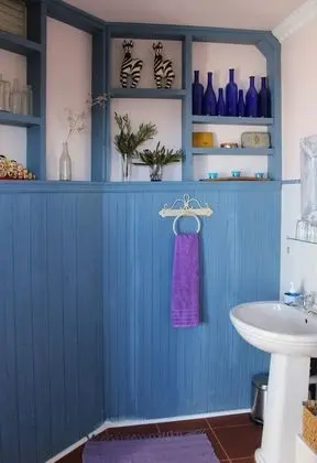 Grand Tek Büyük Yataklı Oda (Dotted Blue )
