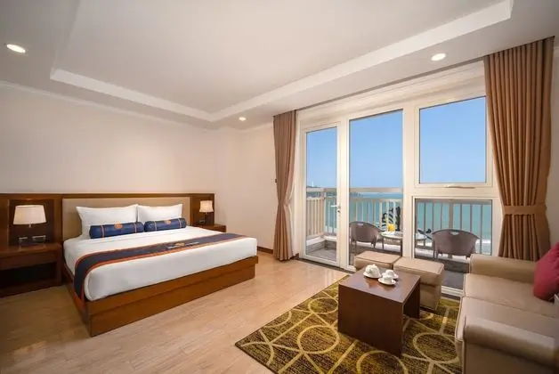 Oda, Balkon, Plaj Manzaralı (Studio King)