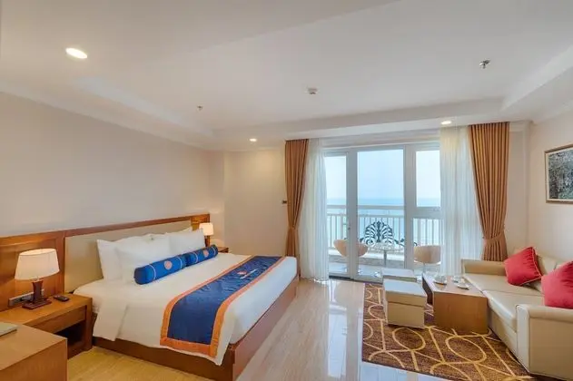 Oda, Balkon, Plaj Manzaralı (Studio King)