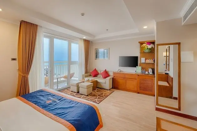 Oda, Balkon, Plaj Manzaralı (Studio King)