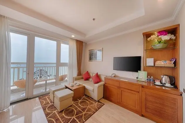 Oda, Balkon, Plaj Manzaralı (Studio King)