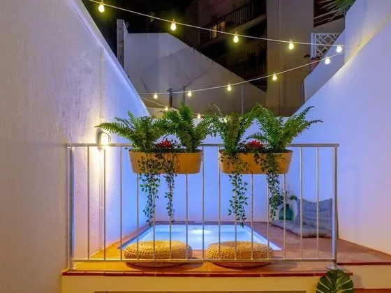 Deluxe Apart Daire, 1 Yatak Odası, Kişiye Özel Havuzlu, Bahçe Manzaralı