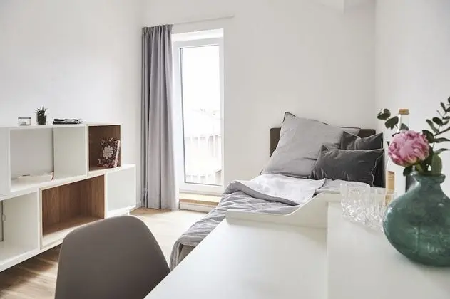 Comfort Apart Daire, 2 Yatak Odası, Teras, Bahçe Manzaralı (Apartment 1 - Green)