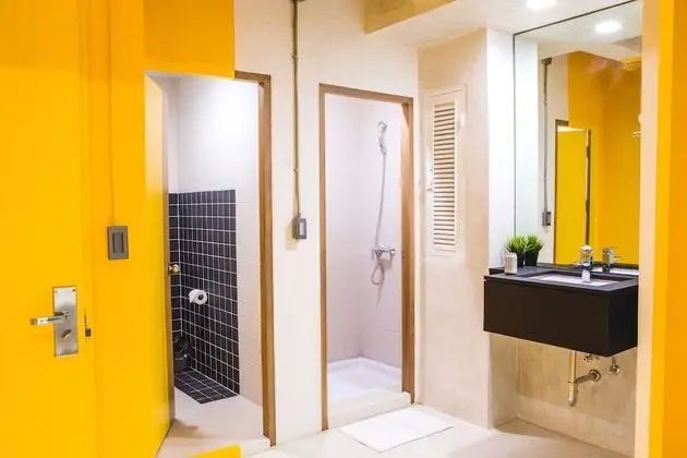 Family with private bath