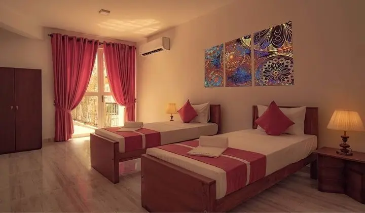 Deluxe Tek Büyük veya İki Ayrı Yataklı Oda, 2 Tek Kişilik Yatak, Bahçe Manzaralı