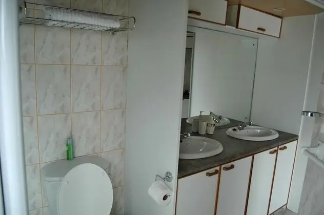 The upper deck- overlooking pool area