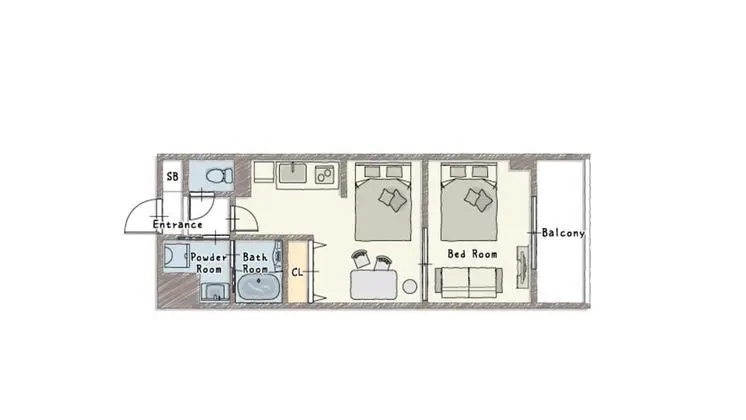 Deluxe İki Ayrı Yataklı Oda (Type B)
