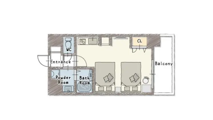 Deluxe İki Ayrı Yataklı Oda (with Desk)