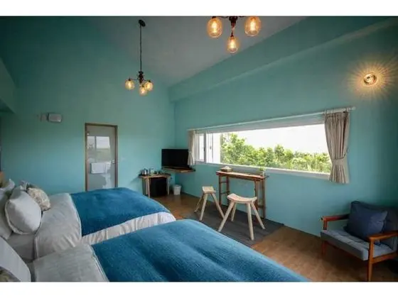 Family Dört Kişilik Oda, Balkon, Kısmi Deniz Manzarası