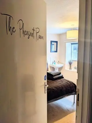 Basic Tek Büyük Yataklı Oda, Ortak Banyo, Avlu Manzaralı (Pheasant Room)
