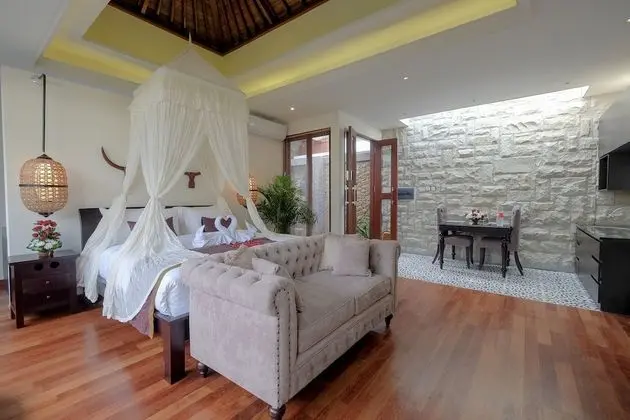 Luxury Villa, 1 En Büyük (King) Boy Yatak, Jakuzi, Havuz Manzaralı (Jacuzzi)