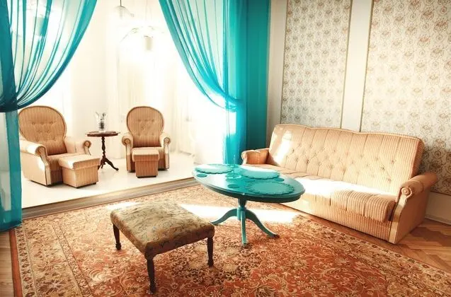 Deluxe Apart Daire, Mutfak (private spa tub, Golden Boutique)