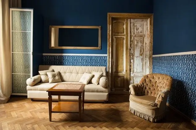 Luxury Apart Daire, Mutfak (private spa tub, Blue Boutique)