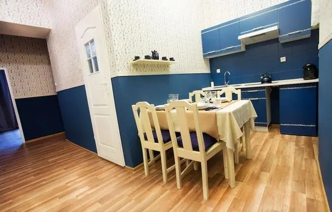 Luxury Apart Daire, Mutfak (private spa tub, Blue Boutique)