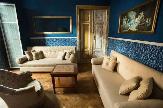 Luxury Apart Daire, Mutfak (private spa tub, Blue Boutique)