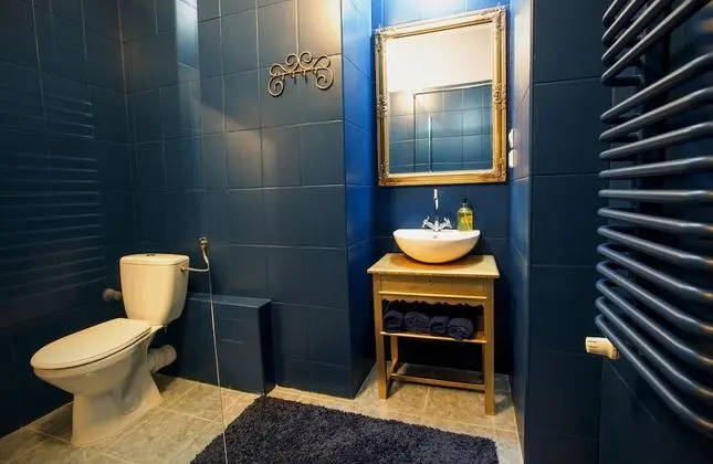 Luxury Apart Daire, Mutfak (private spa tub, Blue Boutique)