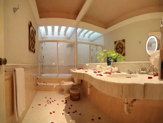 Master Suite with One King Bed & Spa Bath - Garden View